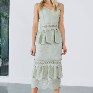 Sage green Dahlia dress from V. Chapman